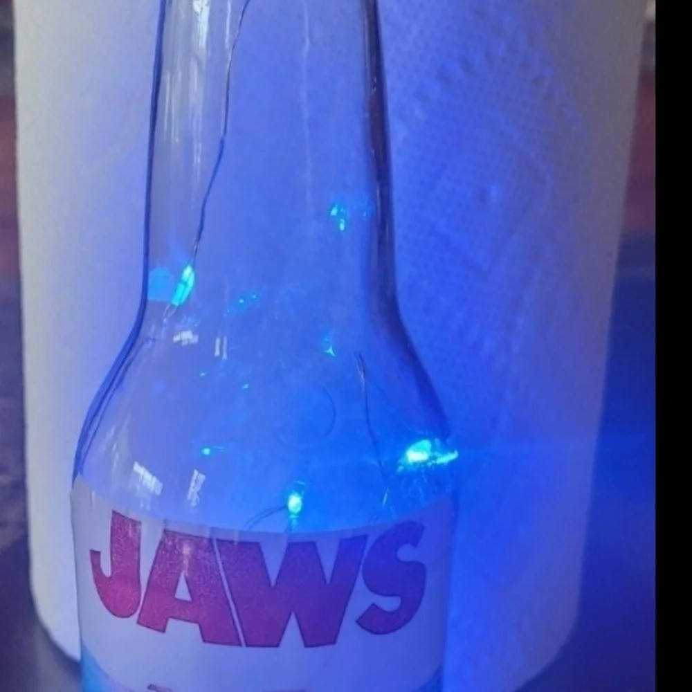JAWS 50th anniversary collectible bottles with Led Cork Lights